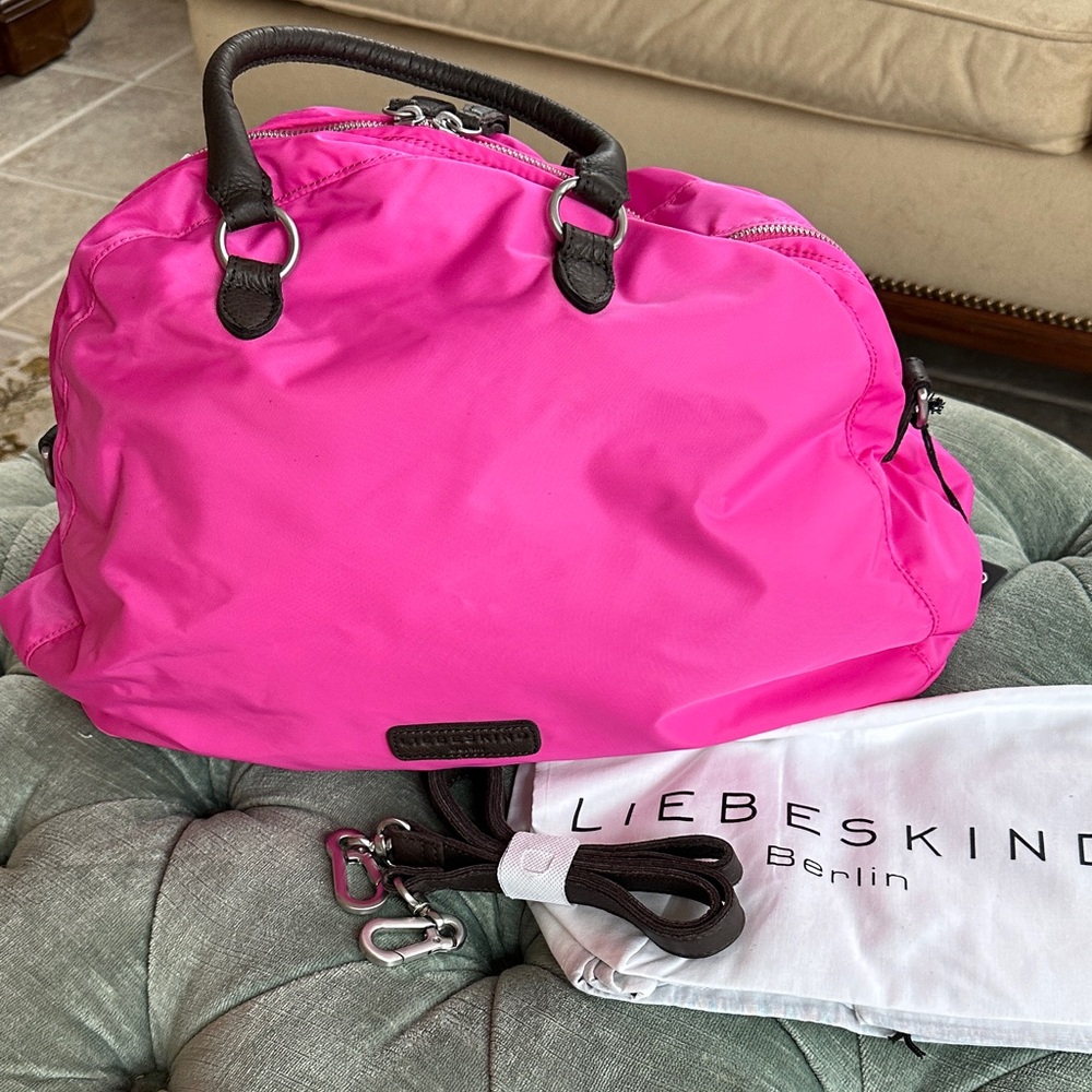 Liebeskind Berlin Fuchsia Travel Bag NWT!!